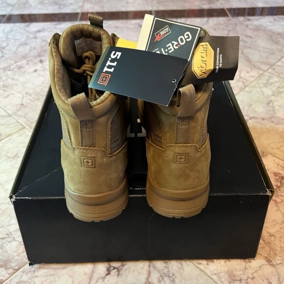 NEW 5.11 Tactical Men's A/T Elite 6" Goretex Cayote 389 Boots - US 11 - Picture 4 of 7